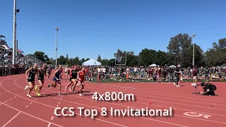 2024 CCS Top 8 4x800m