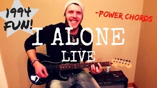 Live - I Alone (Beginner/Intermediate) Guitar Lesson