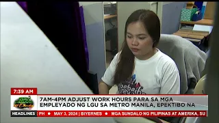 Adjusted work hrs para sa mga empleyado ng LGU sa Metro Manila, epektibo na | #TedFailonandDJChaCha