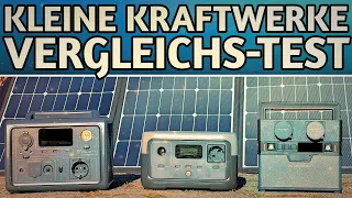 Kaufberatung, Vergleichstest: Allpowers Bluetti Ecoflow - 3 kleine Powerstations mit ca. 300Wh