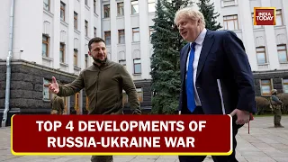 Boris Johnson, Zelenskyy Take A Walk In Kyiv During British PM’s Surprise Ukraine Visit