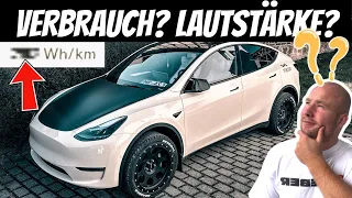 UPDATE zum YUKON (TESLA MODEL Y) - VERBRAUCH nach 5000km mit OFFROAD REIFEN - BODYKIT | EFIEBER