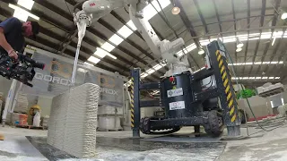 So Many Options With One Printer! | Qorox Demonstrates 3D Printed Concrete Versatility