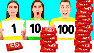 100 Слоев еды Челлендж c PaRaRa Challenge