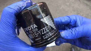 Inside of Toyota Oil Filter 90915-YZZE1