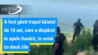 A fost găsit trupul băiatul de 10 ani, care a dispărut în apele Dunării, în urmă cu două zile