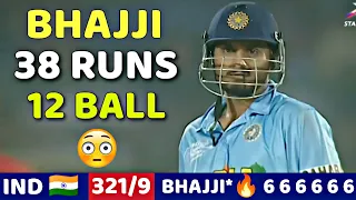 India vs Pakistan 2007 2nd ODI Highlights| HARBHAJAN SINGH 38* Runs Vs PAK| Most SHOCKING Batting 😱🔥