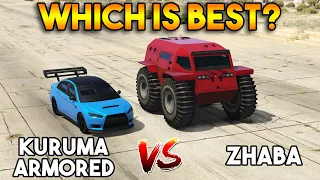 GTA 5 ONLINE : KURUMA ARMORED VS ZHABA (WHICH IS BEST ARMORED VEHICLE?)