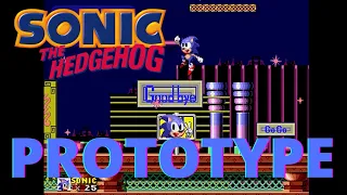 Sonic The Hedgehog Prototype Playthrough (Sonic 1)