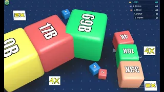 69 Billion cubes - full gameplay - how i played cubes 2048 io