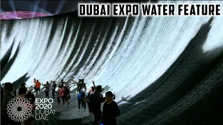 [4K] Night View of the Spectacular WATER FEATURE at DUBAI EXPO 2020!