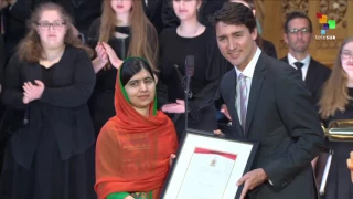 Malala Yousafzai Awarded Honorary Canadian Citizenship