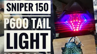 YAMAHA SNIPER 150 /accessories/600 pesos tail light upgrade