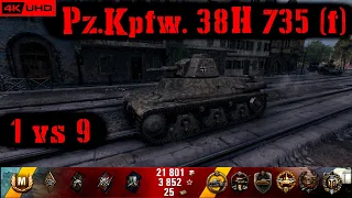 World of Tanks Pz.Kpfw. 38H 735 (f) Replay - 11 Kills 1.2K DMG(Patch 1.5.0)