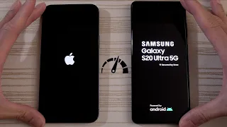 iPhone 12 Pro Max vs Samsung Galaxy S20 Ultra SPEED TEST!