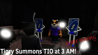 Tigry summons TIO at 3 AM gone wrong! | Piggy Animation