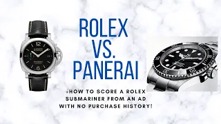 Rolex vs. Panerai | Luminor Marina & Submariner | how I got mine! Who does it better?
