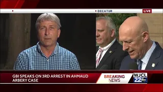 GBI press conference on 3rd arrest in Ahmaud Arbery case