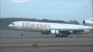 First Arrival of a MD-11F Ethiopian Airlines at Geneva [ET-AND]