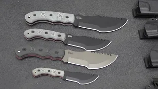 Tops Knives All the Different Tom Brown Trackers