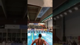 Anthony Ervin - 50 stile libero su staffetta - swimmeting Bolzano 6.11.2016.