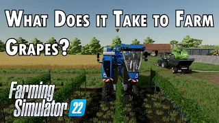 What does it take to be an Grape Farmer | Farming Simulator 22