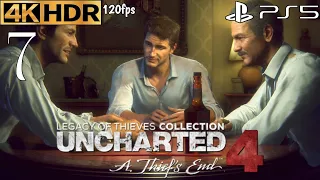 Uncharted 4: A Thief's End Remastered (PS5) 4K 120FPS HDR Gameplay Chapter 7 Lights Out (FULL GAME)