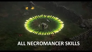All Necromancer Skills | Diablo 2 Resurrected