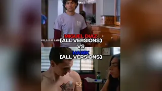 Miguel Diaz (All Versions) Vs Hawk (All Version) #video #cobrakai #migueldiaz #elimoskowitz