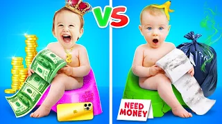 I Was Switched At Birth! Rich VS Broke Family Situations & Awkward Moments by RATATA POWER