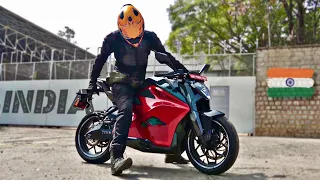 I’m riding The Fastest Electric Motorcycle in India 🇮🇳