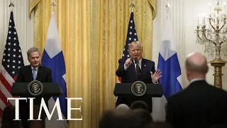 Finnish Media Praises Their President for Composure During Press Conference With Trump | TIME