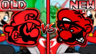 FNF': Mario's Madness V2 - Race Traitors (Old vs New) (race mario v1 vs v2 comparison)