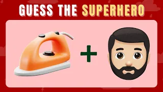 Ultimate 'Guess the SUPERHERO by Emoji' Quiz | Easy, Medium and Hard level | Emoji Quiz