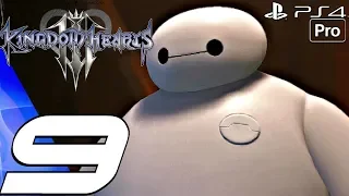 Kingdom Hearts 3 - English Walkthrough Part 9 - Big Hero 6 World & Aqua Boss (Full Game) PS4 PRO