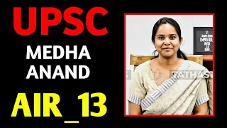 Medha Anand UPSC Topper || Mock Interview || RANK_13 || Dr.Tanu Jain Ma'am || @Tathastuics