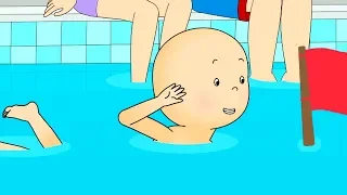 Caillou fait du Crawl | Caillou en Français