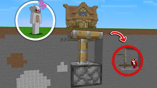 J'ai Secrètement Aspiré sa Maison avec un PISTON GÉANT sur Minecraft..