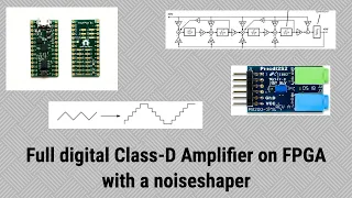 [#18] Full digital Class-D amplifier with FPGA (by using a multibit sigma-delta noiseshaper)