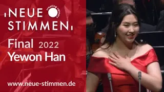 NEUE STIMMEN 2022 – Final: Yewon Han sings "Regnava nel silenzio", Lucia di Lammermoor, Donizetti