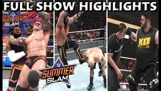 WWE 2K19 SUMMERSLAM 2019 FULL SHOW PREDICTION HIGHLIGHTS - PART 1