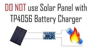 Load Sharing || Use Solar Panel safely with TP4056