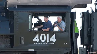 Pacing Union Pacific Big Boy #4014 Steam Train 2023 Home Run Express Final Day (July 3rd, 2023)