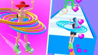 Hula Hoop Race Gameplay Trailer Part 2 Trending (Android,iOS)