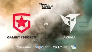 Gambit Esports vs Akuma - EPIC CIS League Spring 2021 - map2 - de_vertigo [TheCraggy & Gromjkeee]