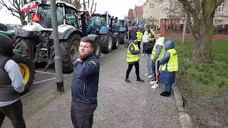 PROTEST ROLNIKÓW PRZECIW IMPORTU ZBOŻA Z UKRAINY DO POLSKI 23.03.23r.