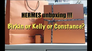 | HERMES | unboxing 언박싱 | Birkin or Kelly or Constance?