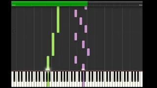 Moonlight Variation synthesia piano solo with backing