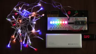 Arduino nano + PL9823 + LED_Wire