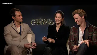 Eddie Redmayne, Jude Law and Katherine Waterson love THIS about Fantastic Beasts fans